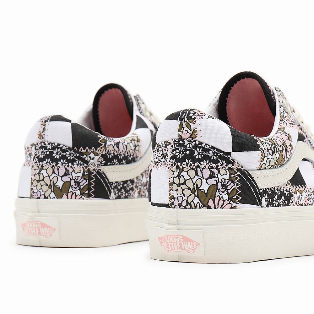 Tenis Vans Patchwork Floral Old Skool Mujer Multicolor | ODQ834671