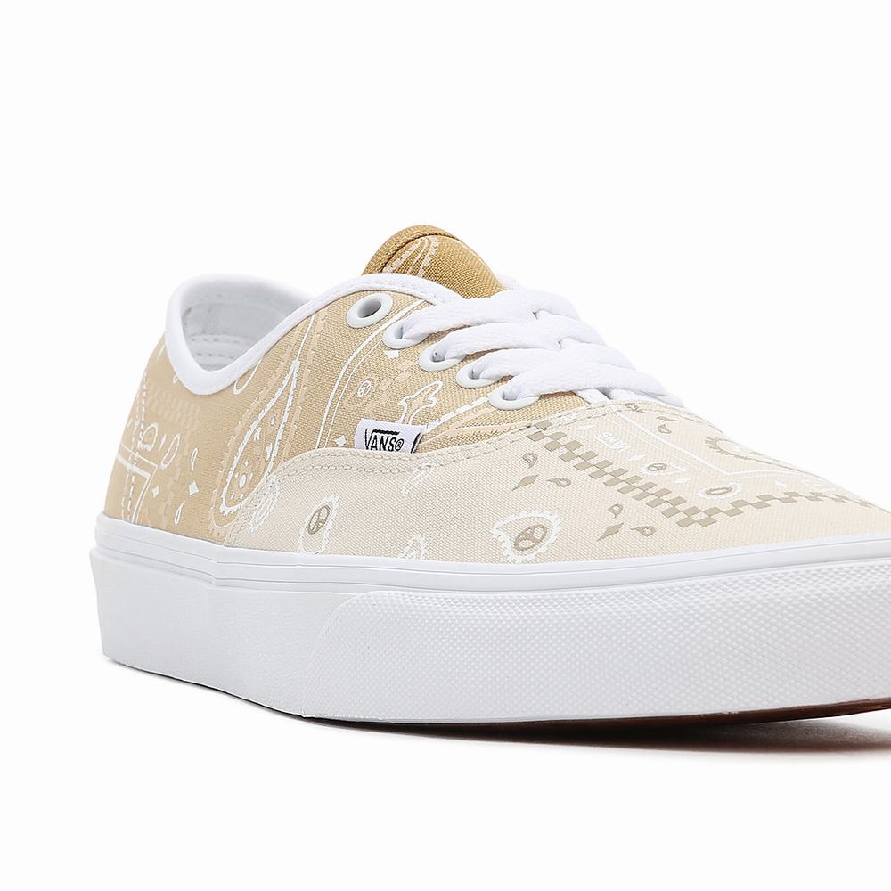 Tenis Vans Peace Paisley Authentic Hombre Beige | CKI614087