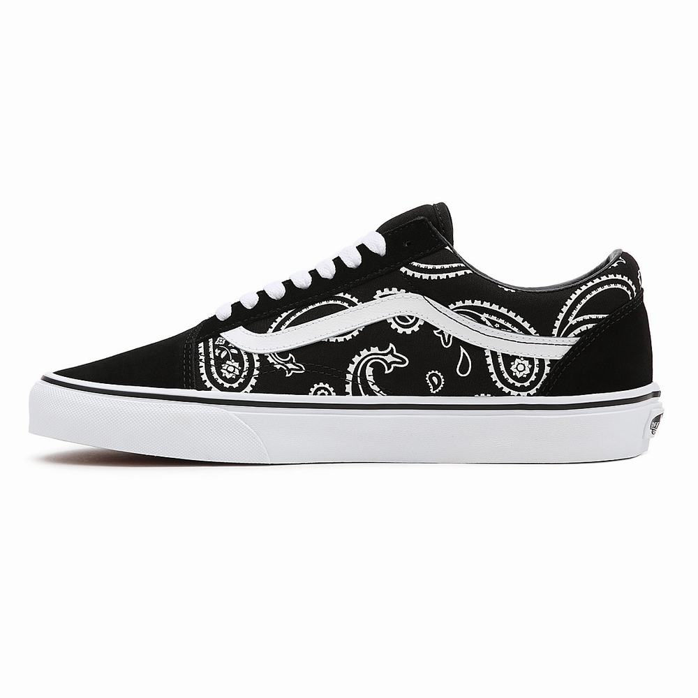 Tenis Vans Peace Paisley Old Skool Hombre Negras | YCW972043