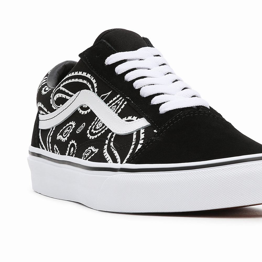 Tenis Vans Peace Paisley Old Skool Hombre Negras | YCW972043