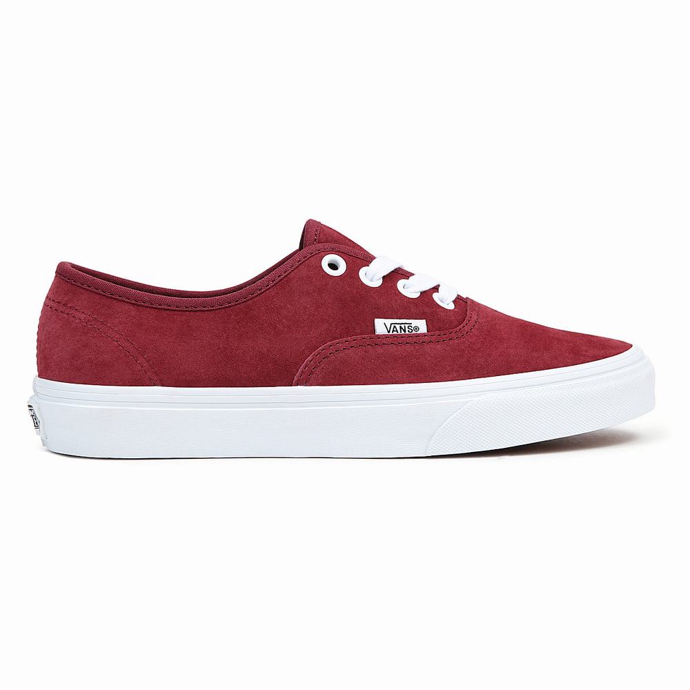 Tenis Vans Pig Suede Authentic Hombre Rojas | JAH062385