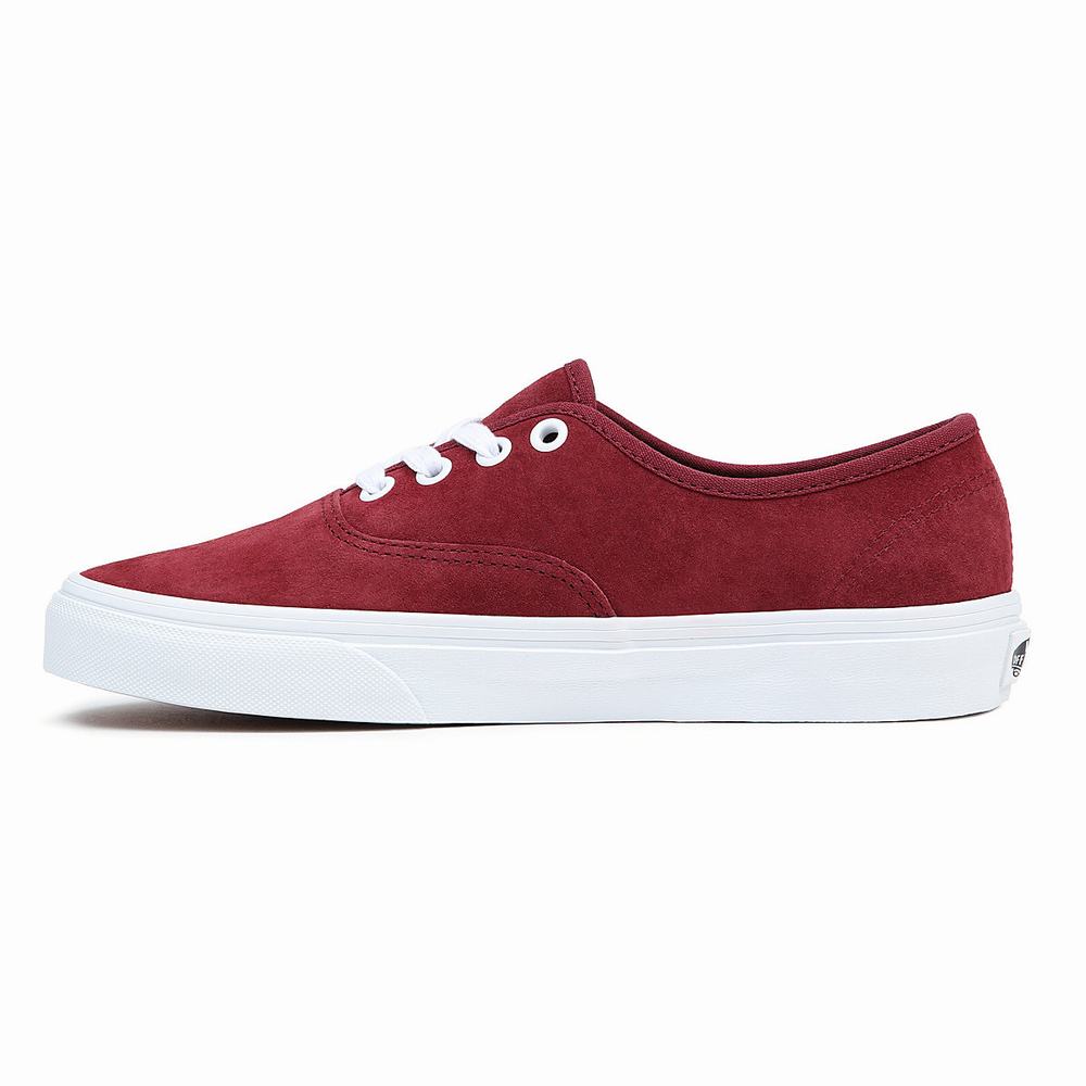 Tenis Vans Pig Suede Authentic Hombre Rojas | JAH062385