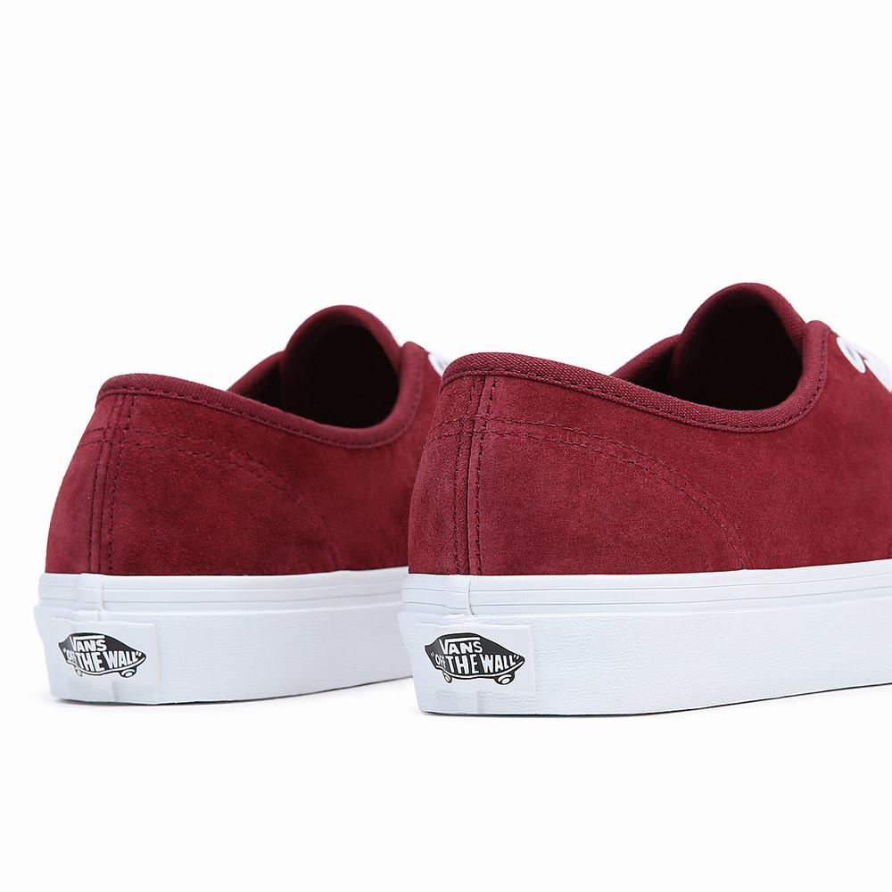 Tenis Vans Pig Suede Authentic Hombre Rojas | JAH062385