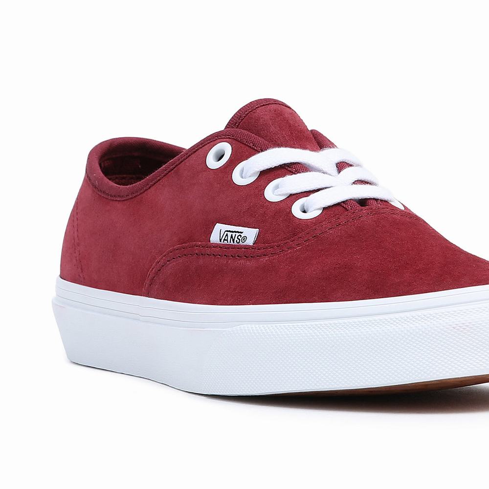 Tenis Vans Pig Suede Authentic Hombre Rojas | JAH062385