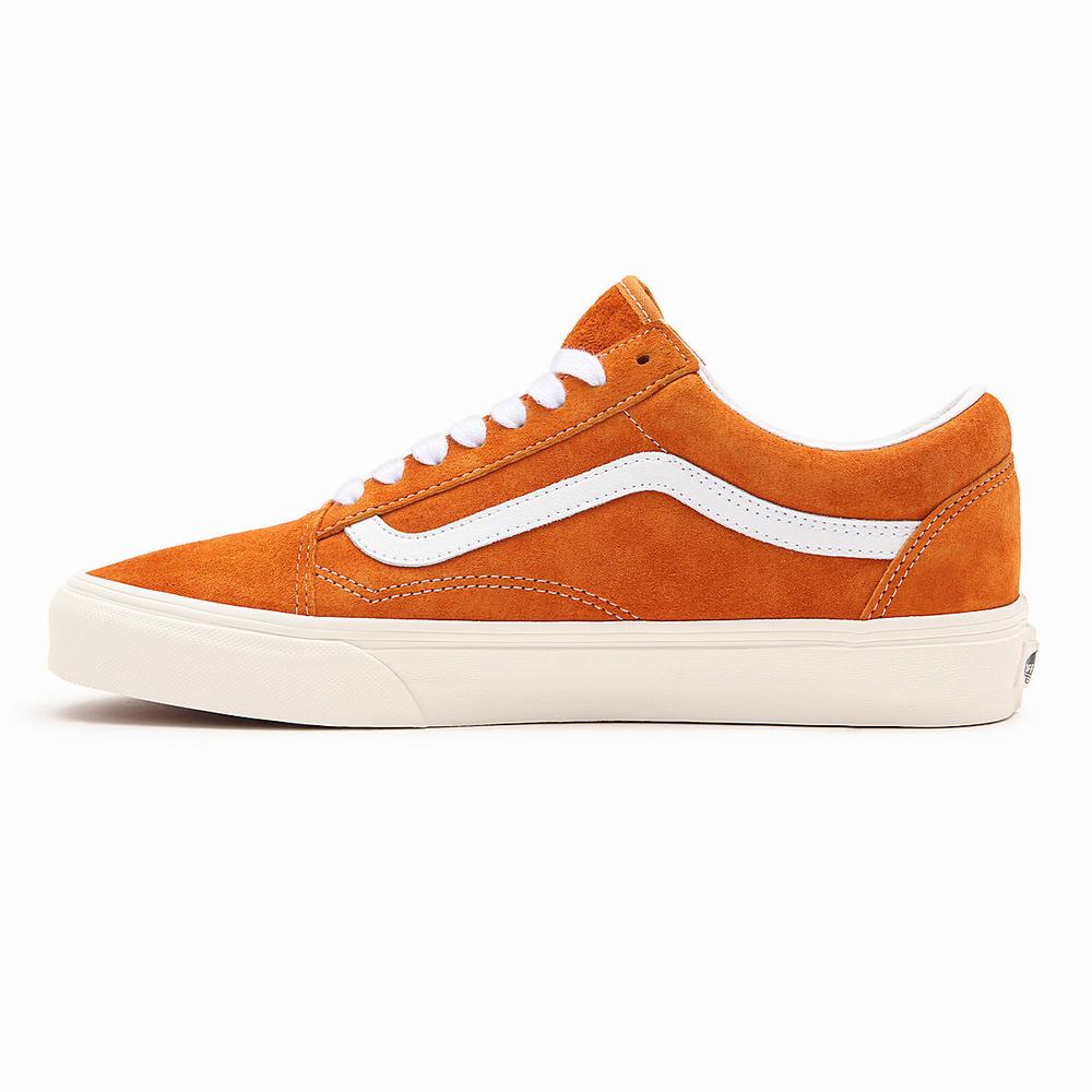 Tenis Vans Pig Suede Old Skool Hombre Naranjas | XCV231480