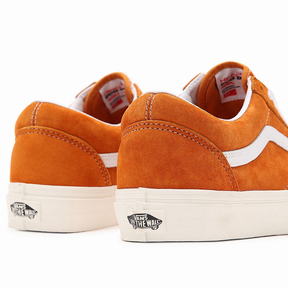 Tenis Vans Pig Suede Old Skool Hombre Naranjas | XCV231480