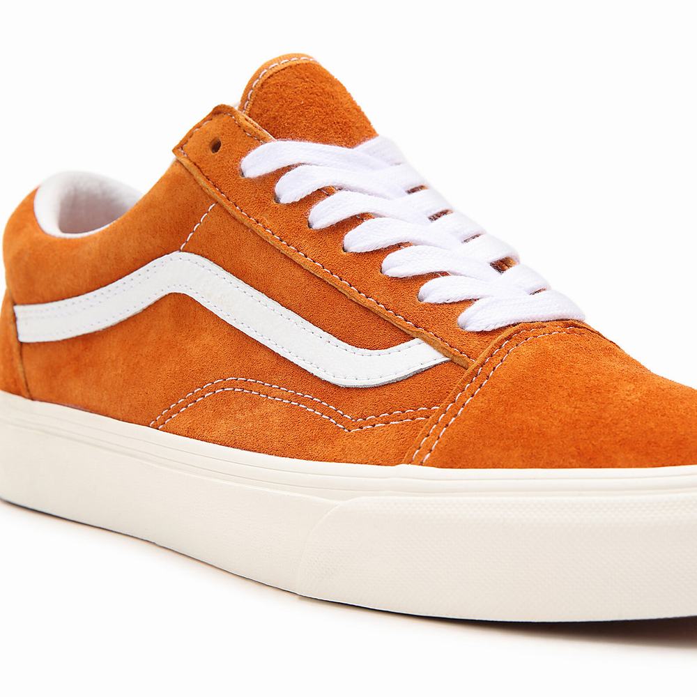 Tenis Vans Pig Suede Old Skool Hombre Naranjas | XCV231480