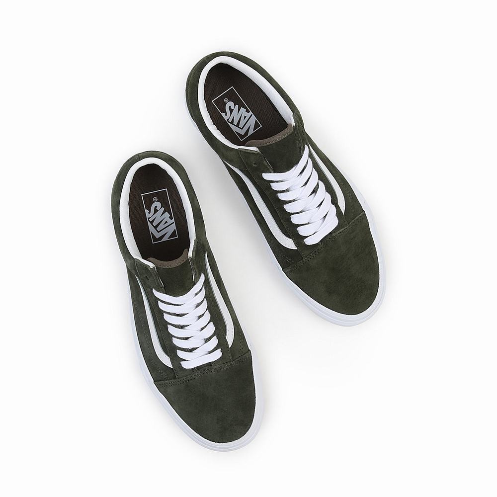 Tenis Vans Pig Suede Old Skool Hombre Verde | HLM103429