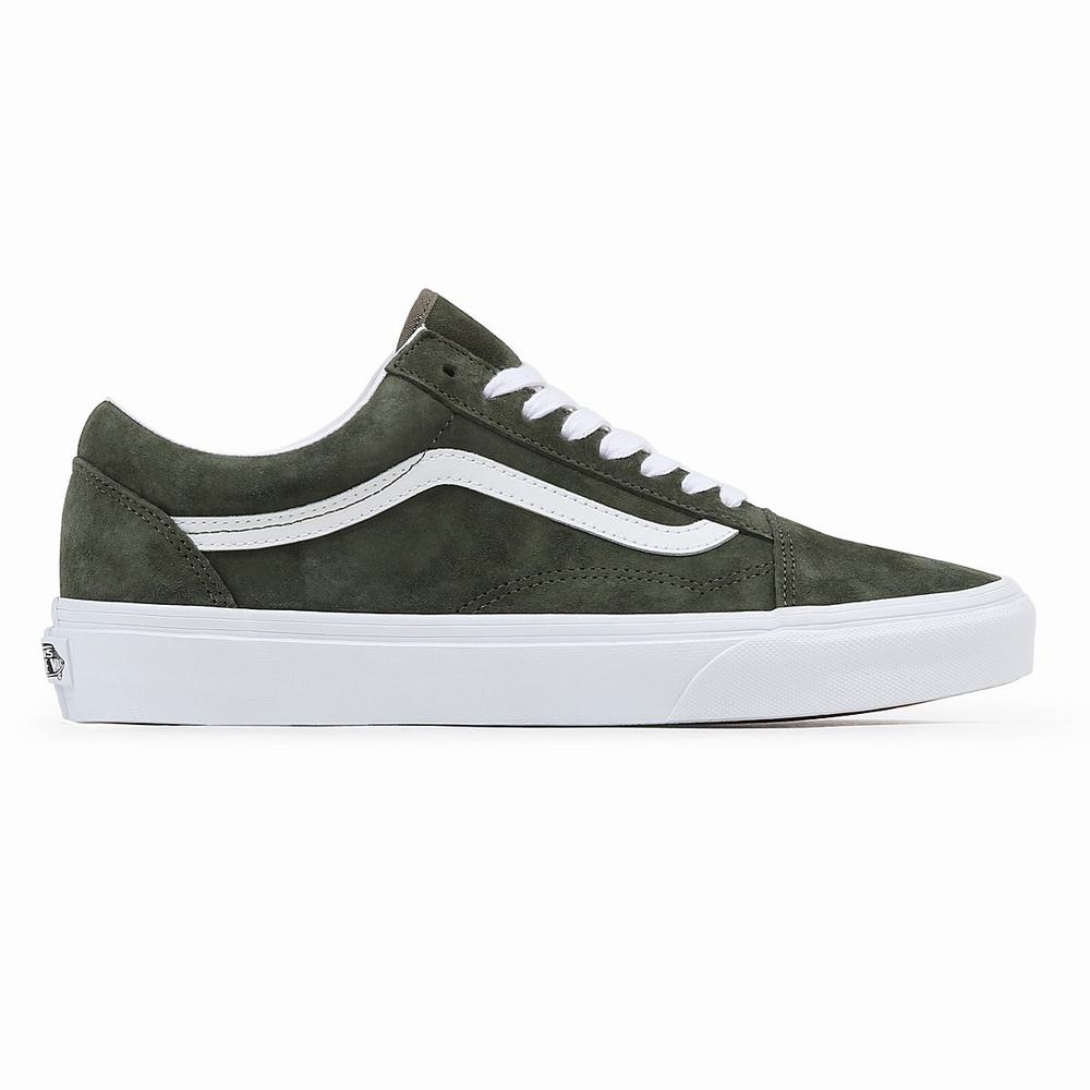 Tenis Vans Pig Suede Old Skool Hombre Verde | HLM103429