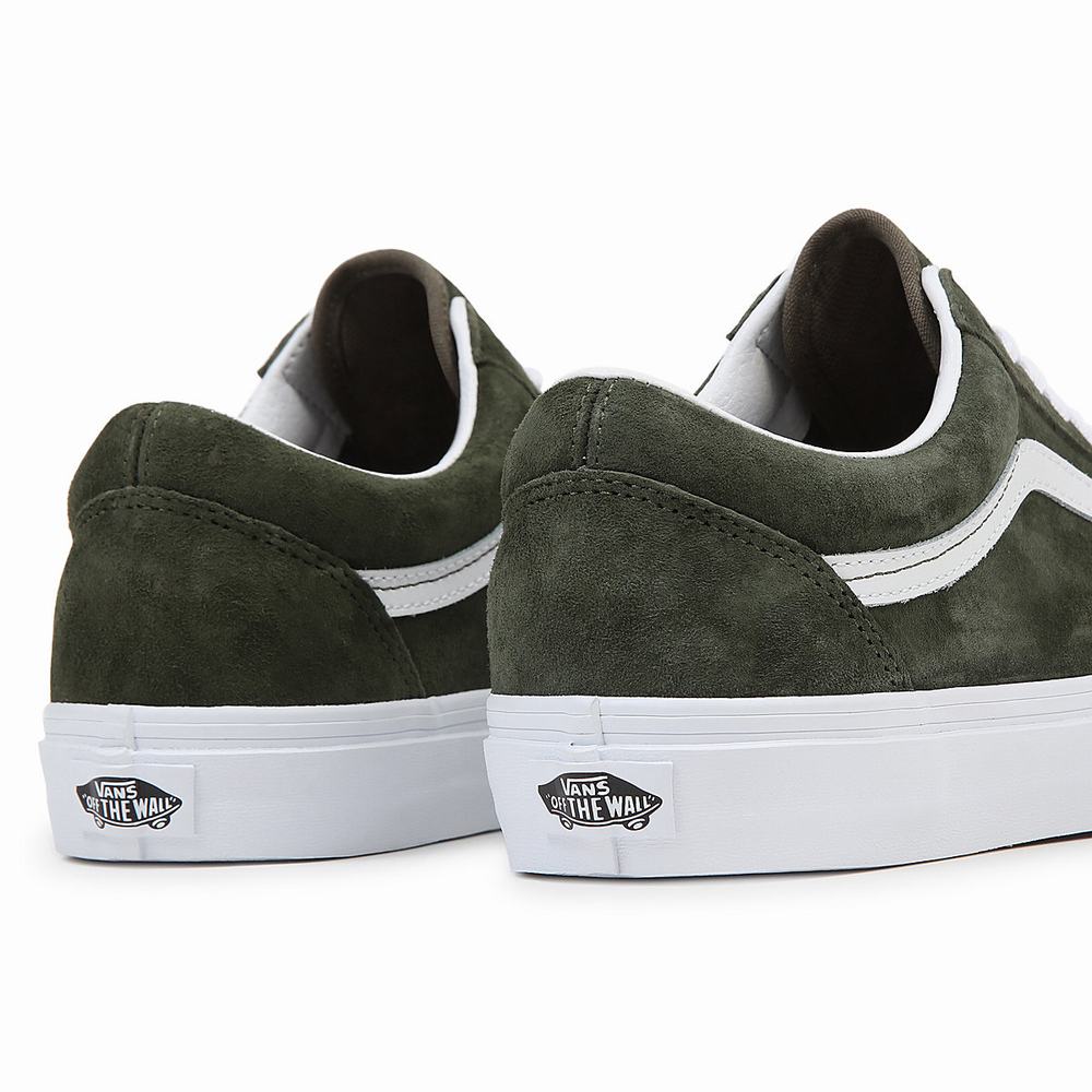 Tenis Vans Pig Suede Old Skool Hombre Verde | HLM103429