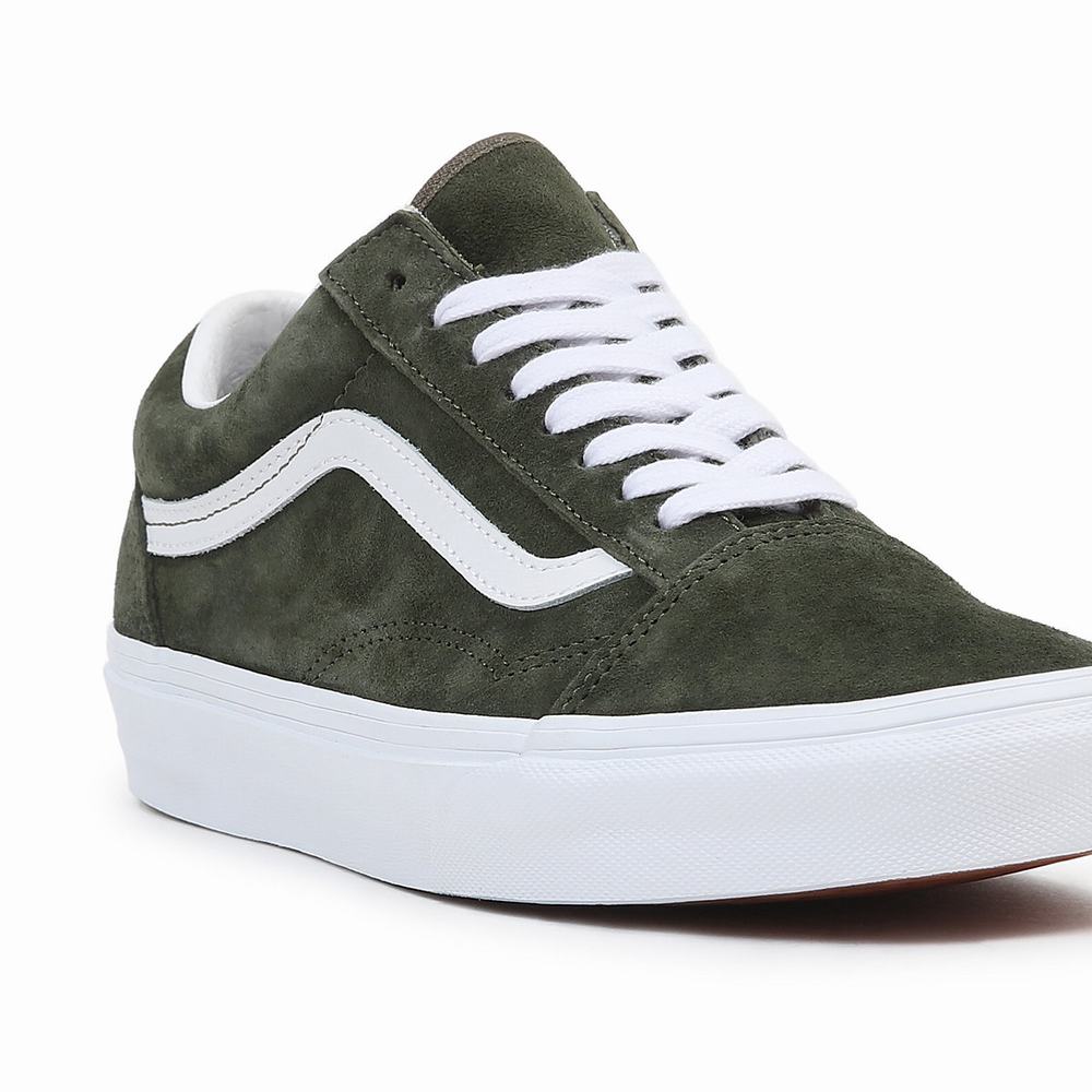 Tenis Vans Pig Suede Old Skool Hombre Verde | HLM103429