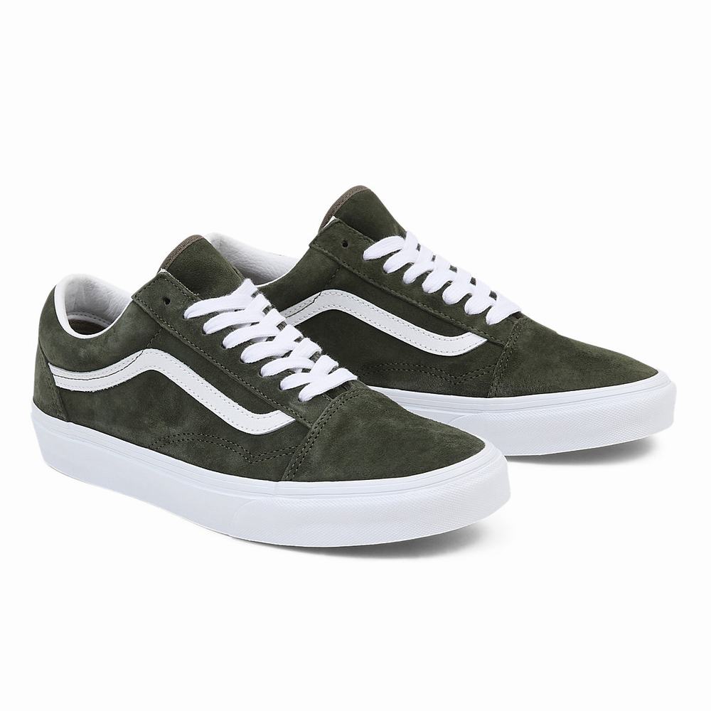 Tenis Vans Pig Suede Old Skool Hombre Verde | HLM103429