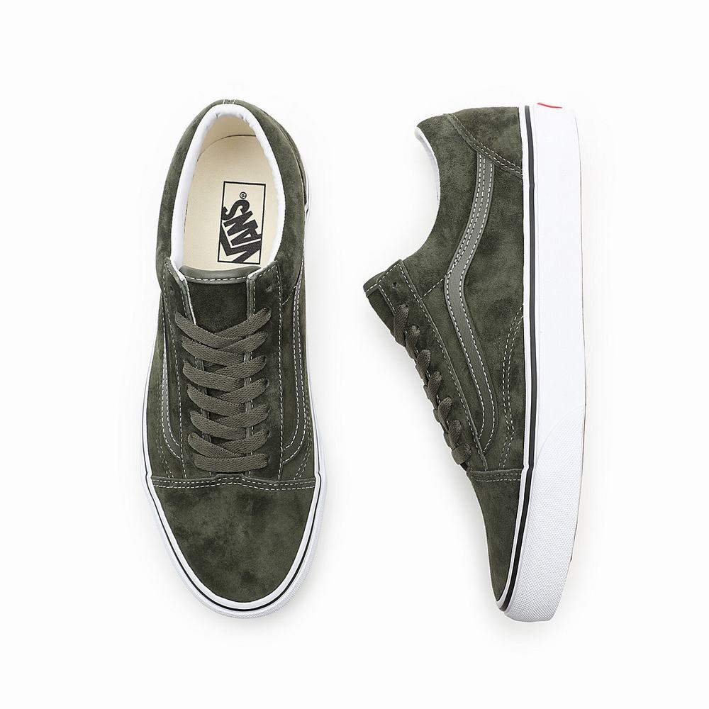 Tenis Vans Pig Suede Old Skool Hombre Verde | RLW019374