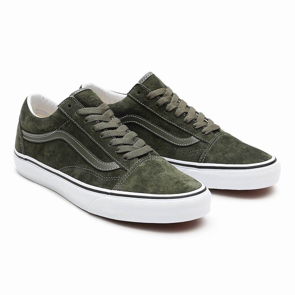 Tenis Vans Pig Suede Old Skool Hombre Verde | RLW019374