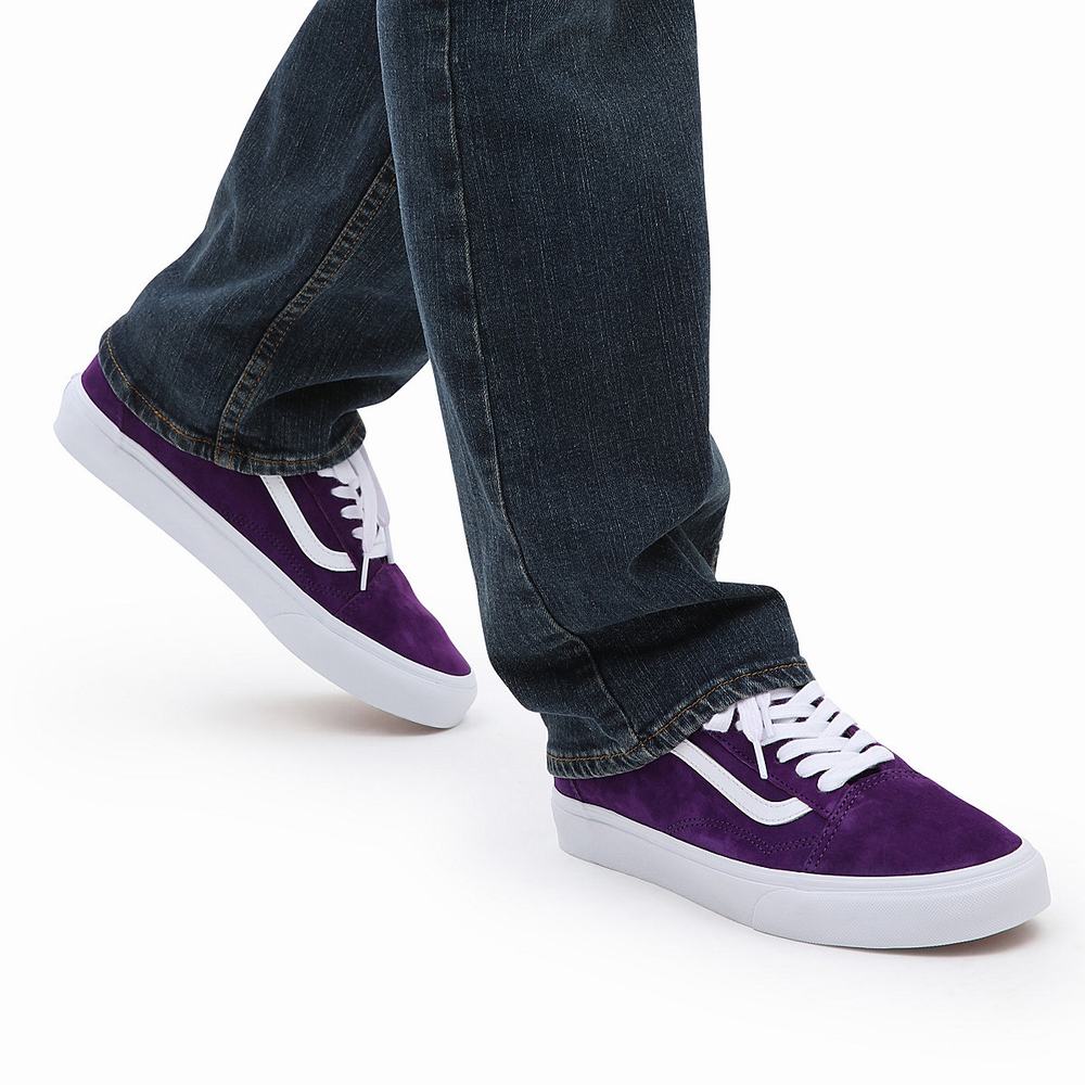 Tenis Vans Pig Suede Old Skool Mujer Moradas | BQN651023