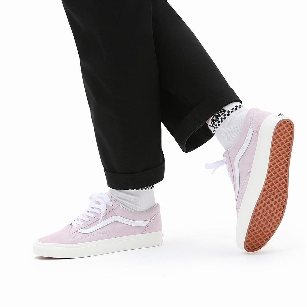 Tenis Vans Pig Suede Old Skool Mujer Rosas | BVX567193