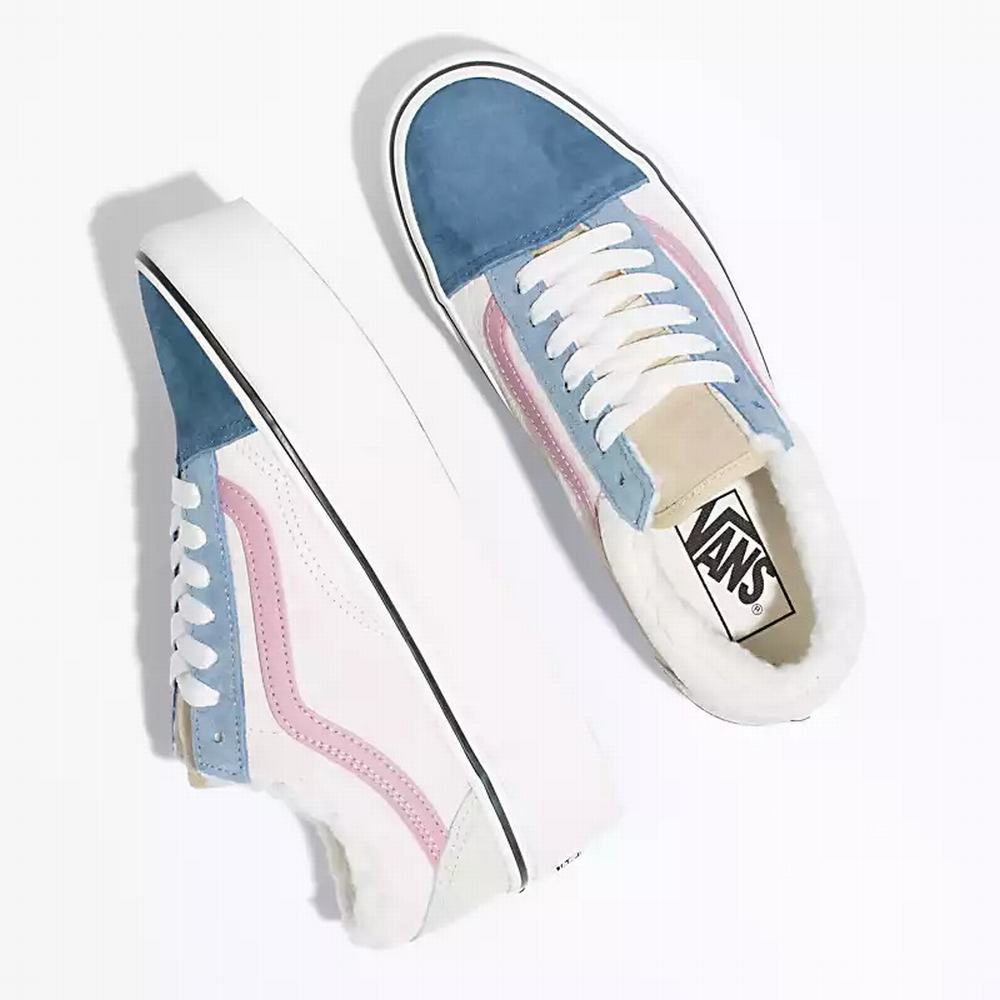 Tenis Vans Pig Suede Sherpa Old Skool Stackform Mujer Multicolor | SOA498263