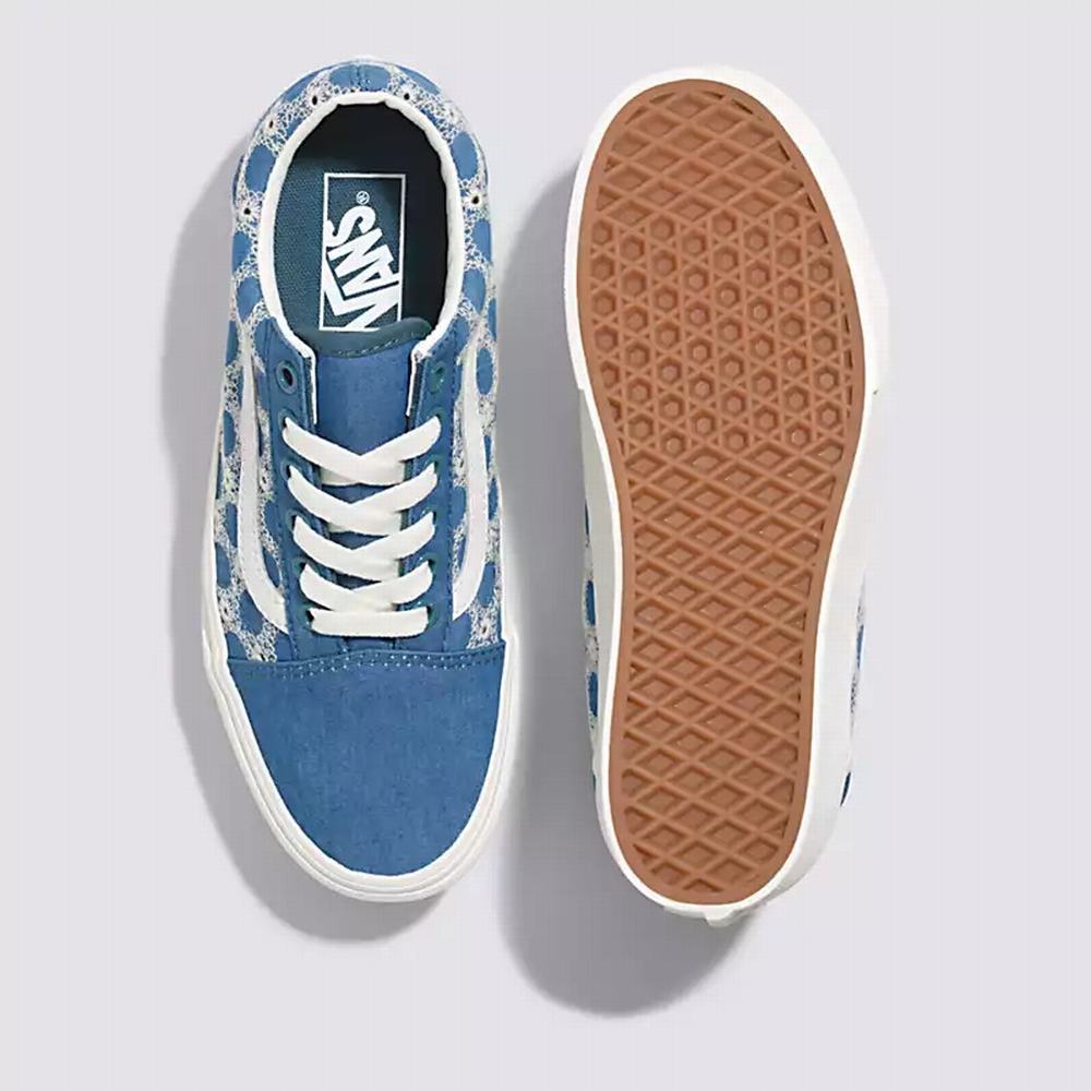 Tenis Vans Pig Suede Sherpa Old Skool Stackform Mujer Azules | ZLD863490