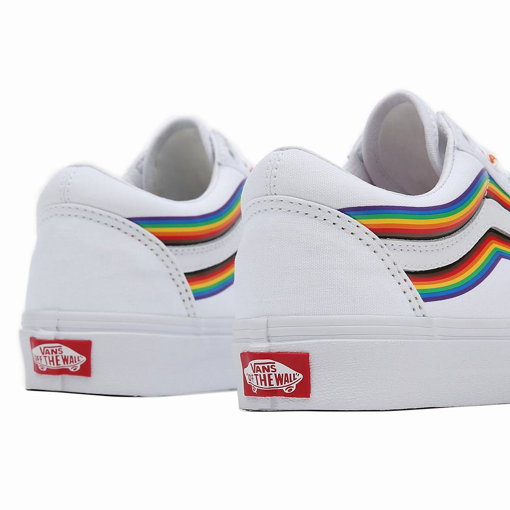 Tenis Vans Pride Old Skool Hombre Blancas | NBP537841