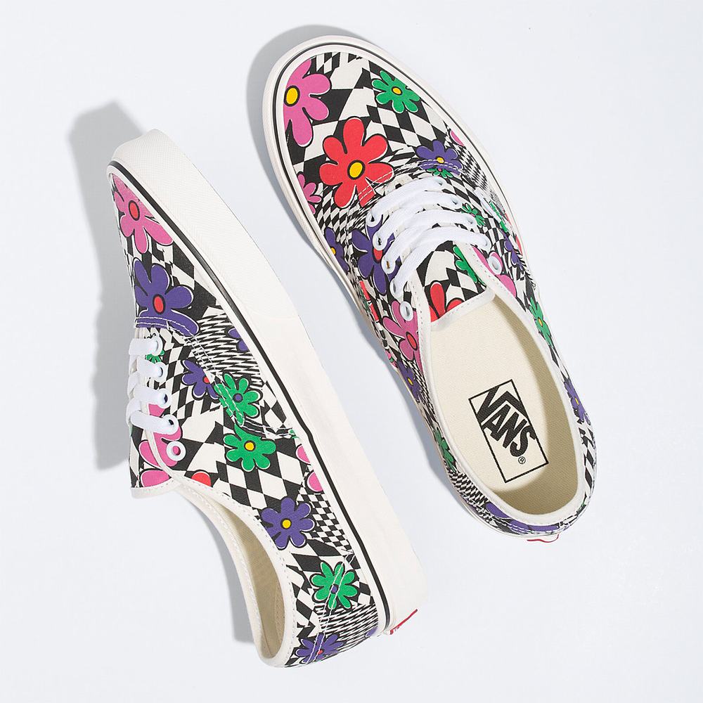 Tenis Vans Printed Authentic Hombre Multicolor | CIY718265