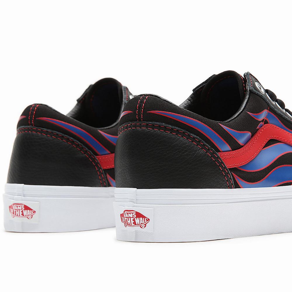 Tenis Vans Racer Old Skool Hombre Negras | IAU237094