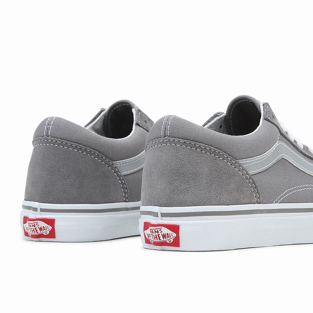 Tenis Vans Reflective Sidestripe Old Skool (8-14 years) Niños Gris | PDX914062