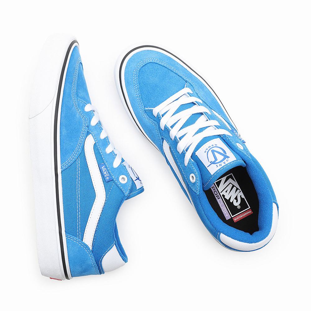 Tenis Vans Rowan Pro Hombre Azules | NUD721869