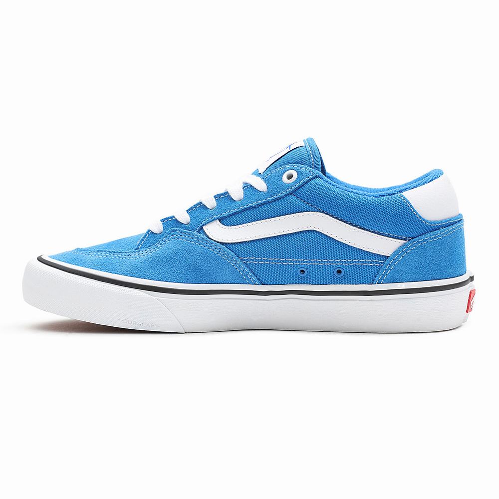 Tenis Vans Rowan Pro Hombre Azules | NUD721869