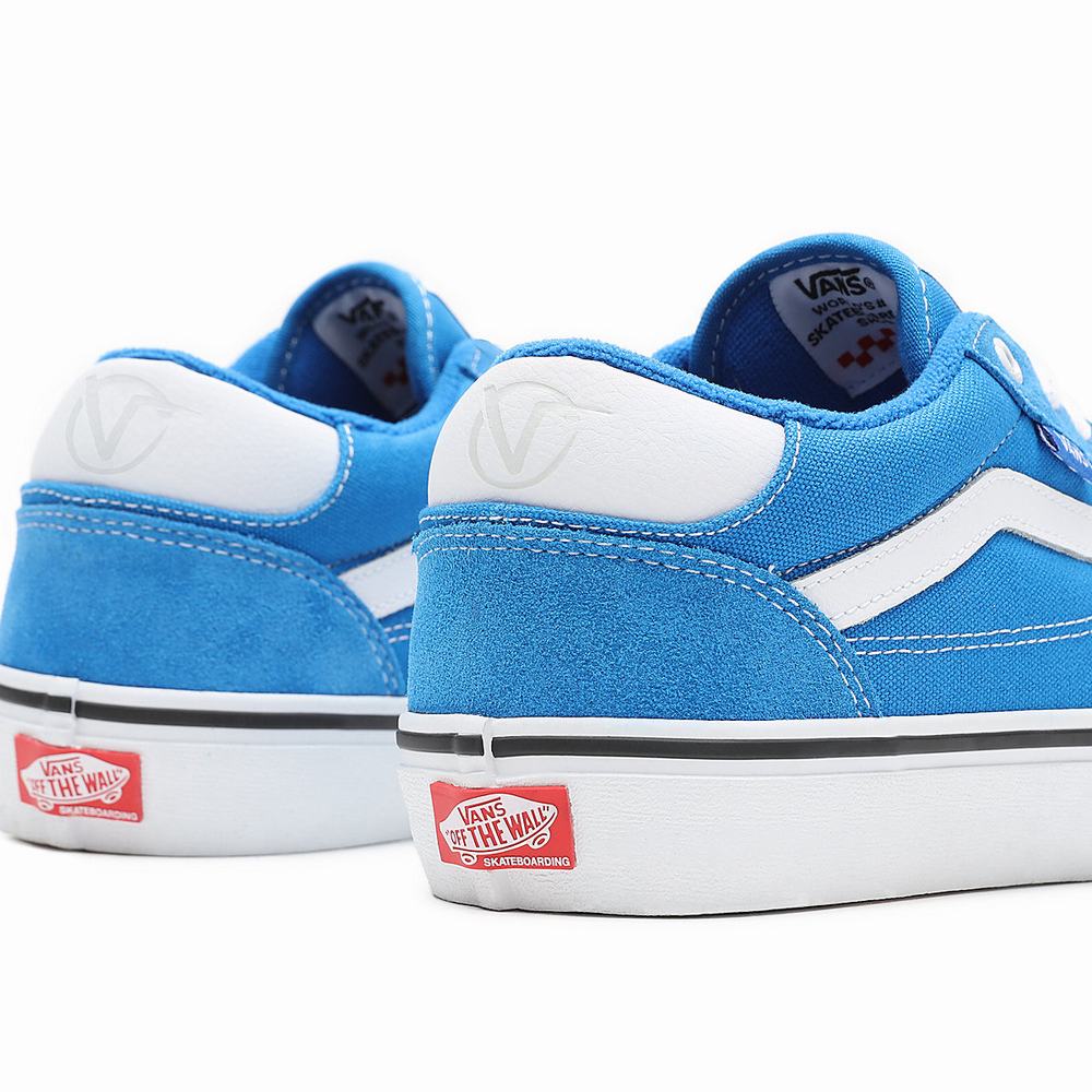 Tenis Vans Rowan Pro Hombre Azules | NUD721869