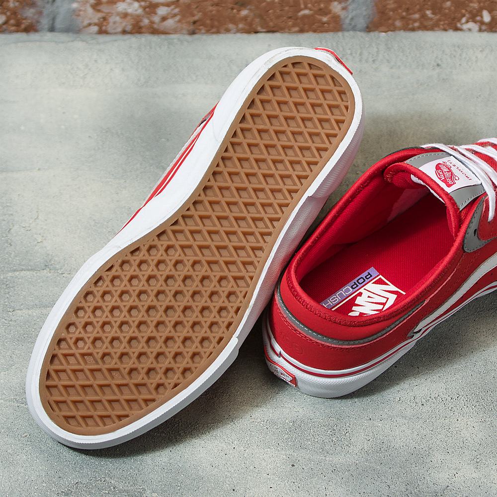 Tenis Vans Rowley Mujer Rojas/Blancas | OFE351746