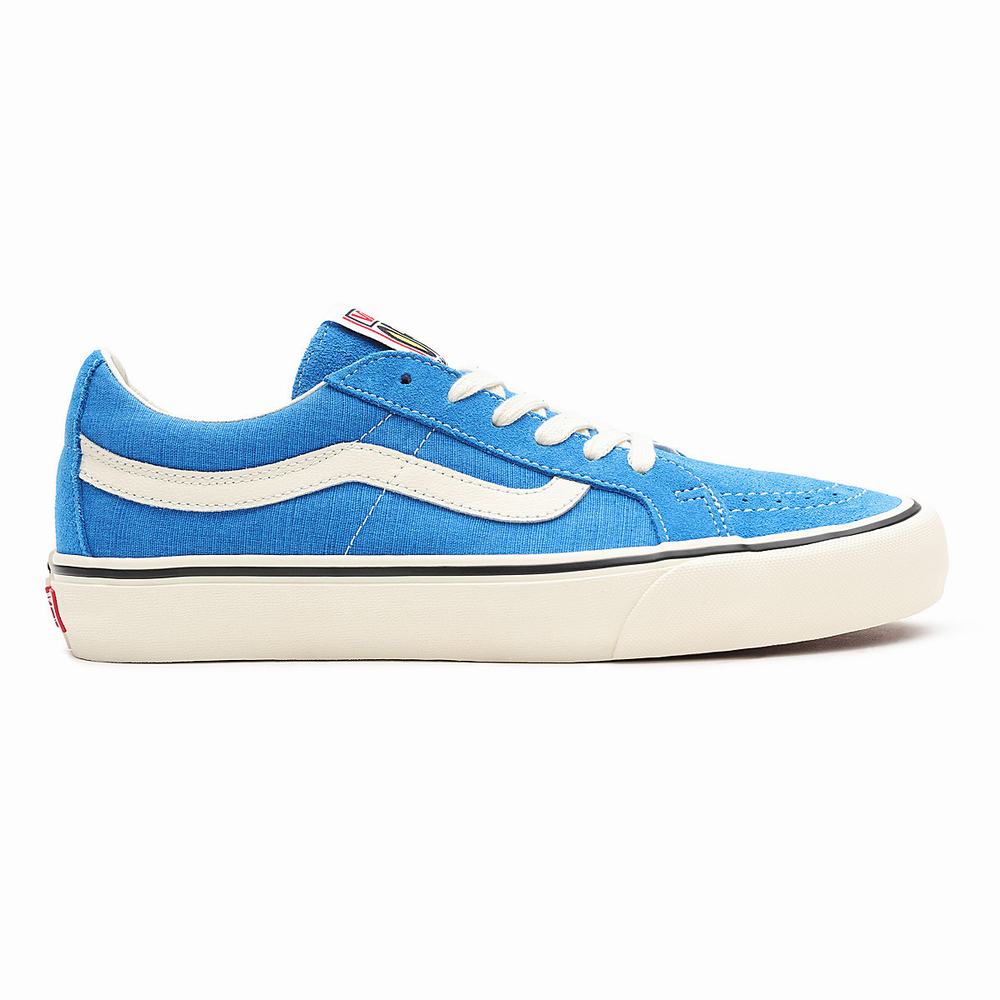 Tenis Vans Salt Wash Sk8-Low Reissue SF Mujer Azules | GBJ837912