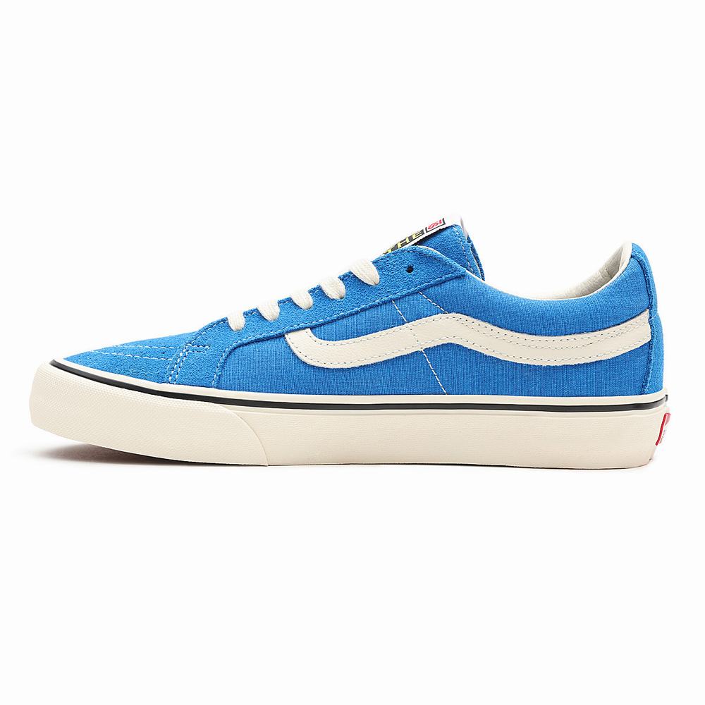 Tenis Vans Salt Wash Sk8-Low Reissue SF Mujer Azules | GBJ837912