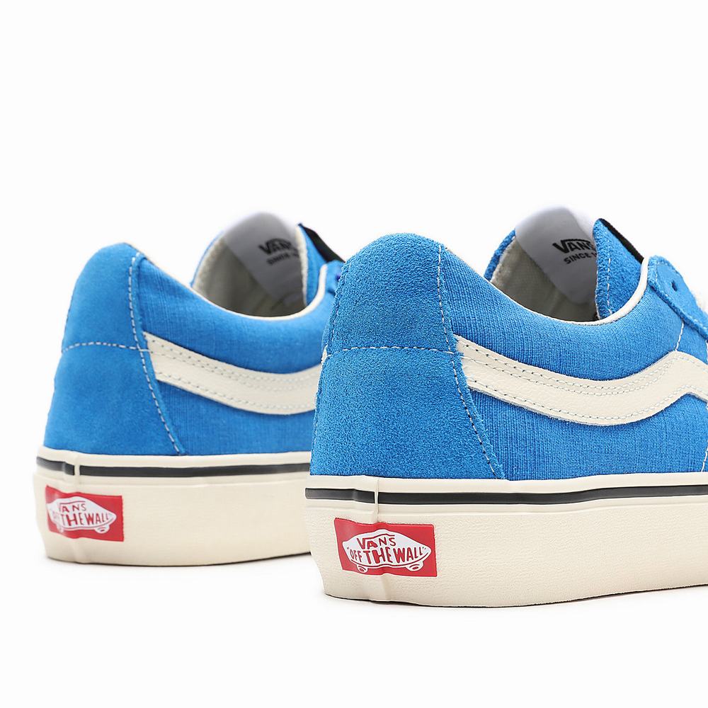 Tenis Vans Salt Wash Sk8-Low Reissue SF Mujer Azules | GBJ837912