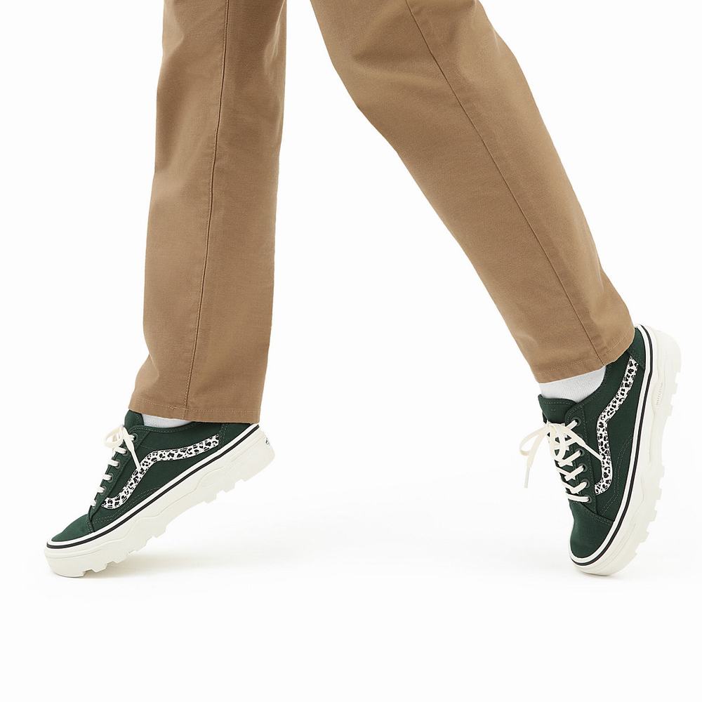 Tenis Vans Sentry Old Skool Mujer Verde | ASW086974