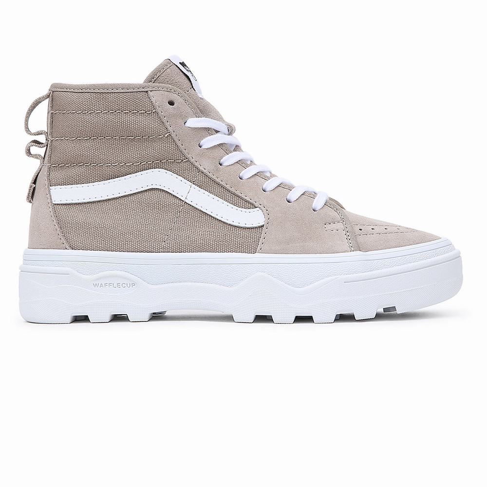 Tenis Vans Sentry Sk8-Hi WC Mujer Beige | IXS456832