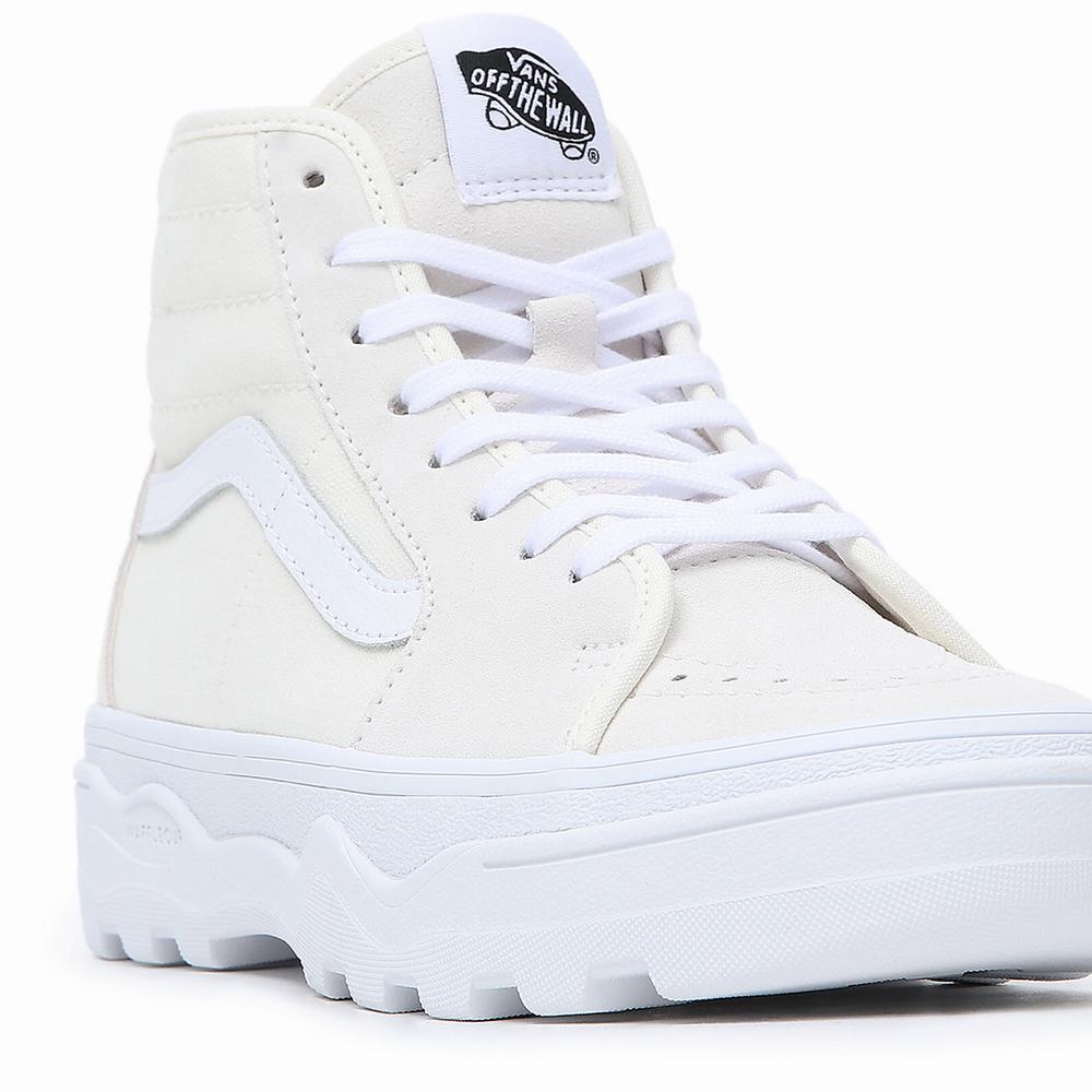 Tenis Vans Sentry Sk8-Hi WC Mujer Blancas | OZN652017