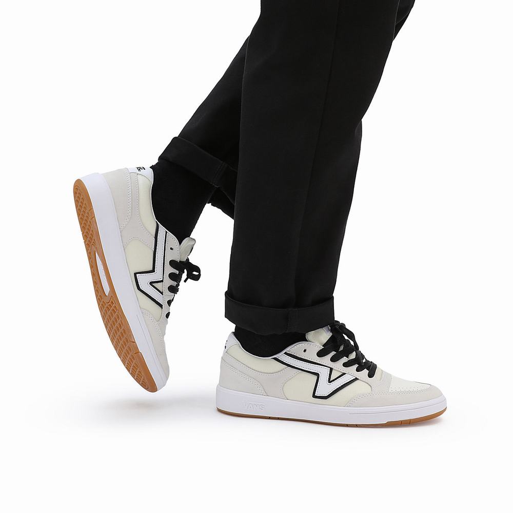 Tenis Vans Serio Colección Lowland ComfyCush Hombre Blancas | AKI647821