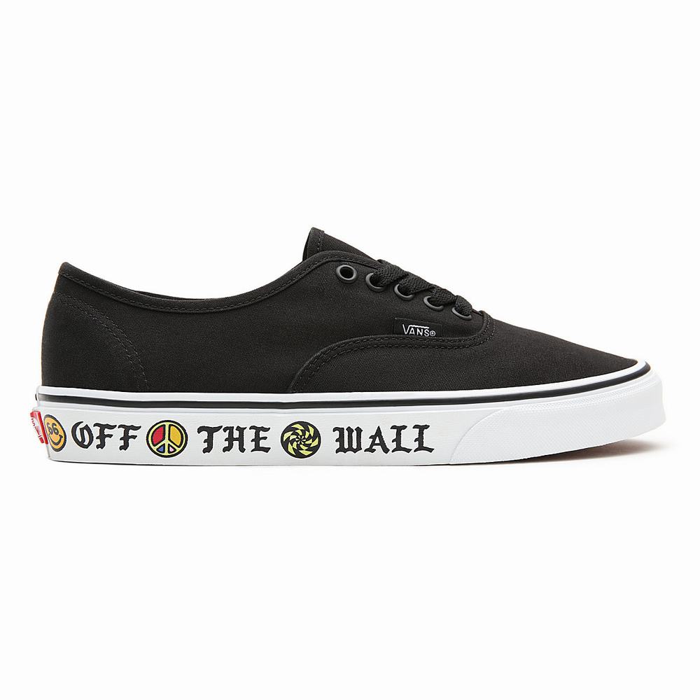 Tenis Vans Sidewall Authentic Hombre Negras | WYS049627