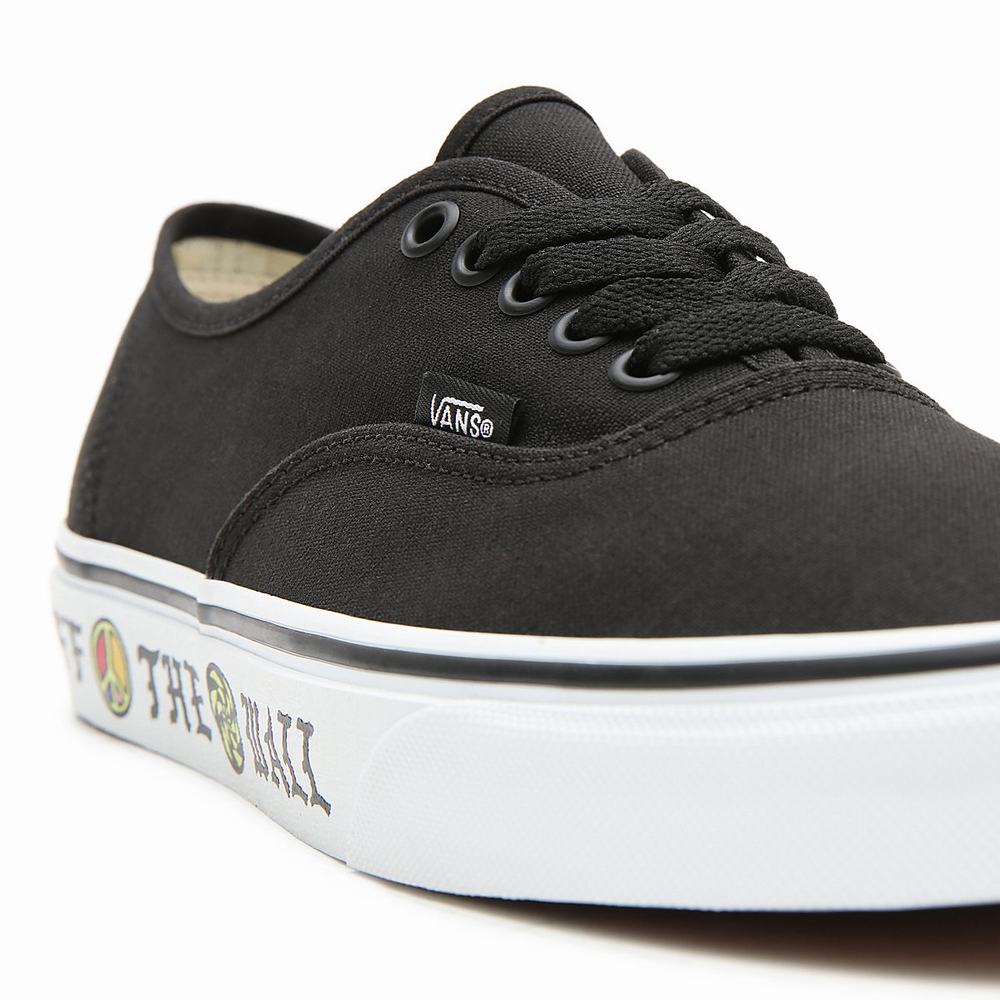 Tenis Vans Sidewall Authentic Hombre Negras | WYS049627