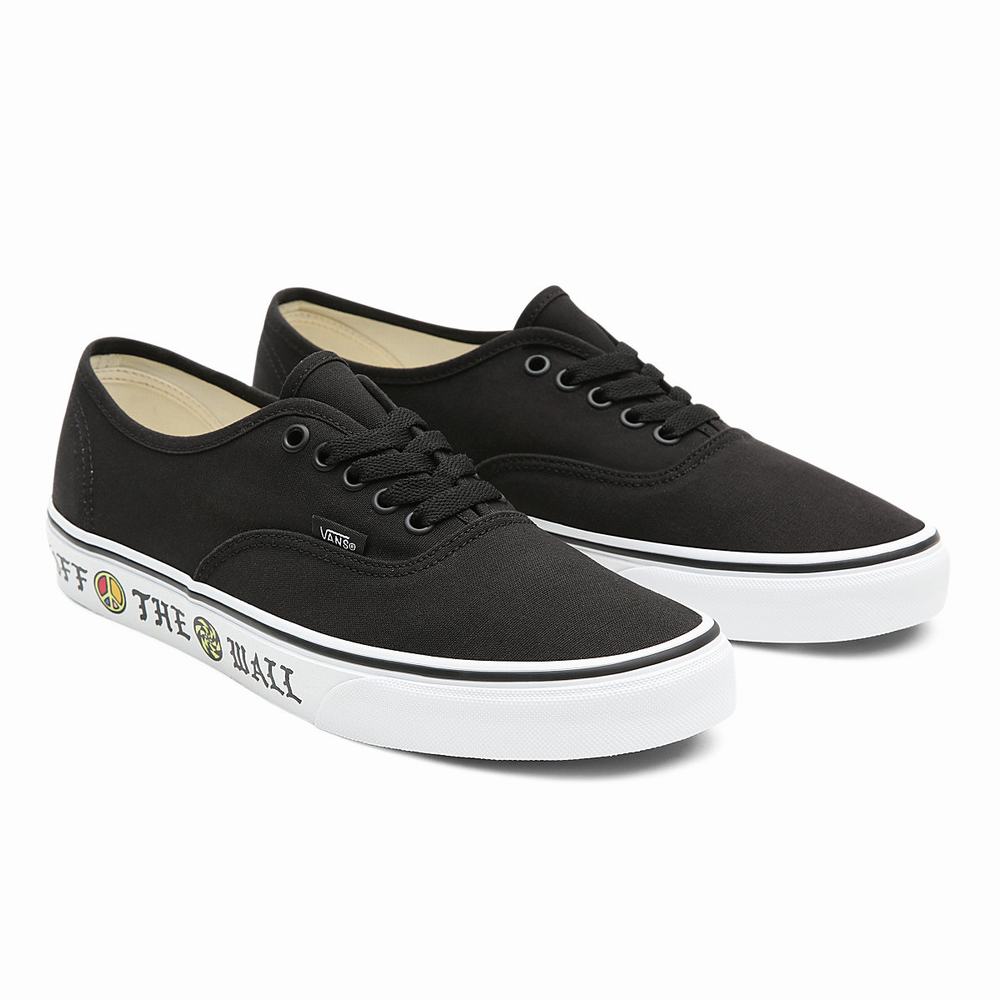 Tenis Vans Sidewall Authentic Hombre Negras | WYS049627