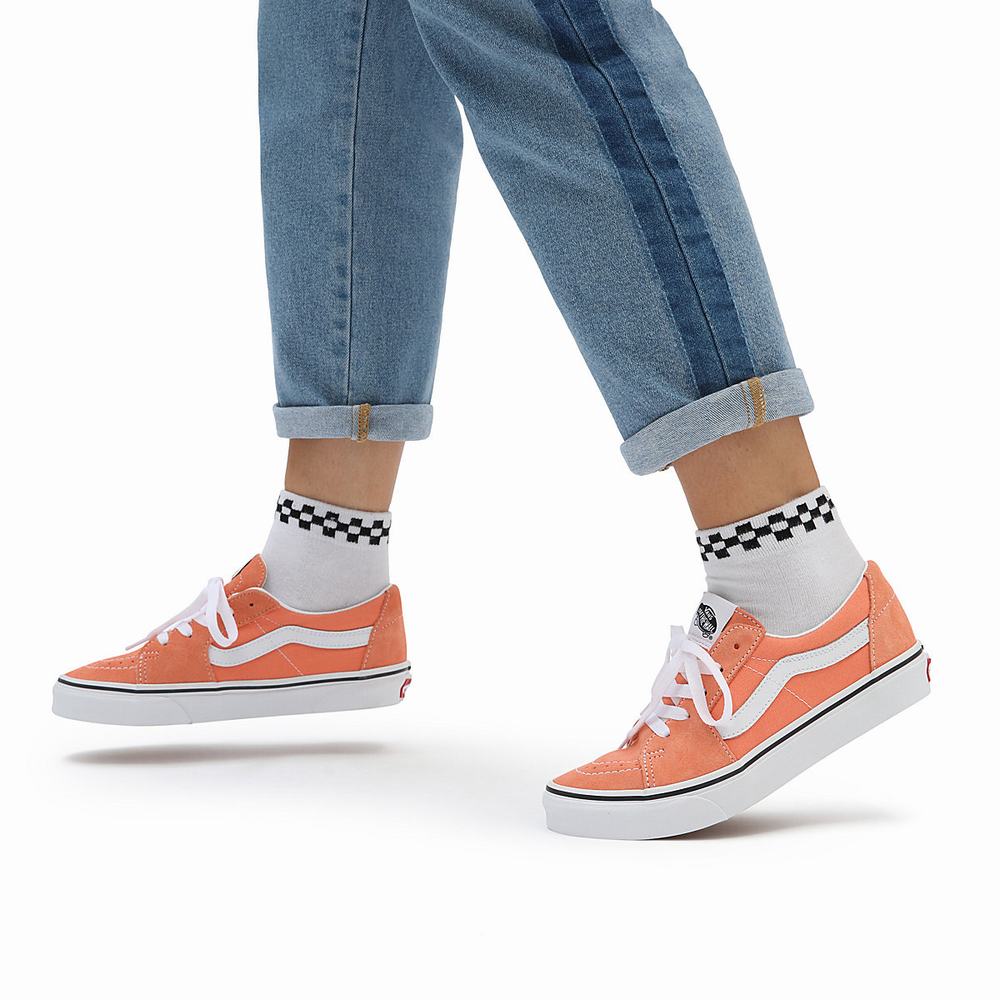 Tenis Vans Sk8-Low Hombre Naranjas | CTM857921