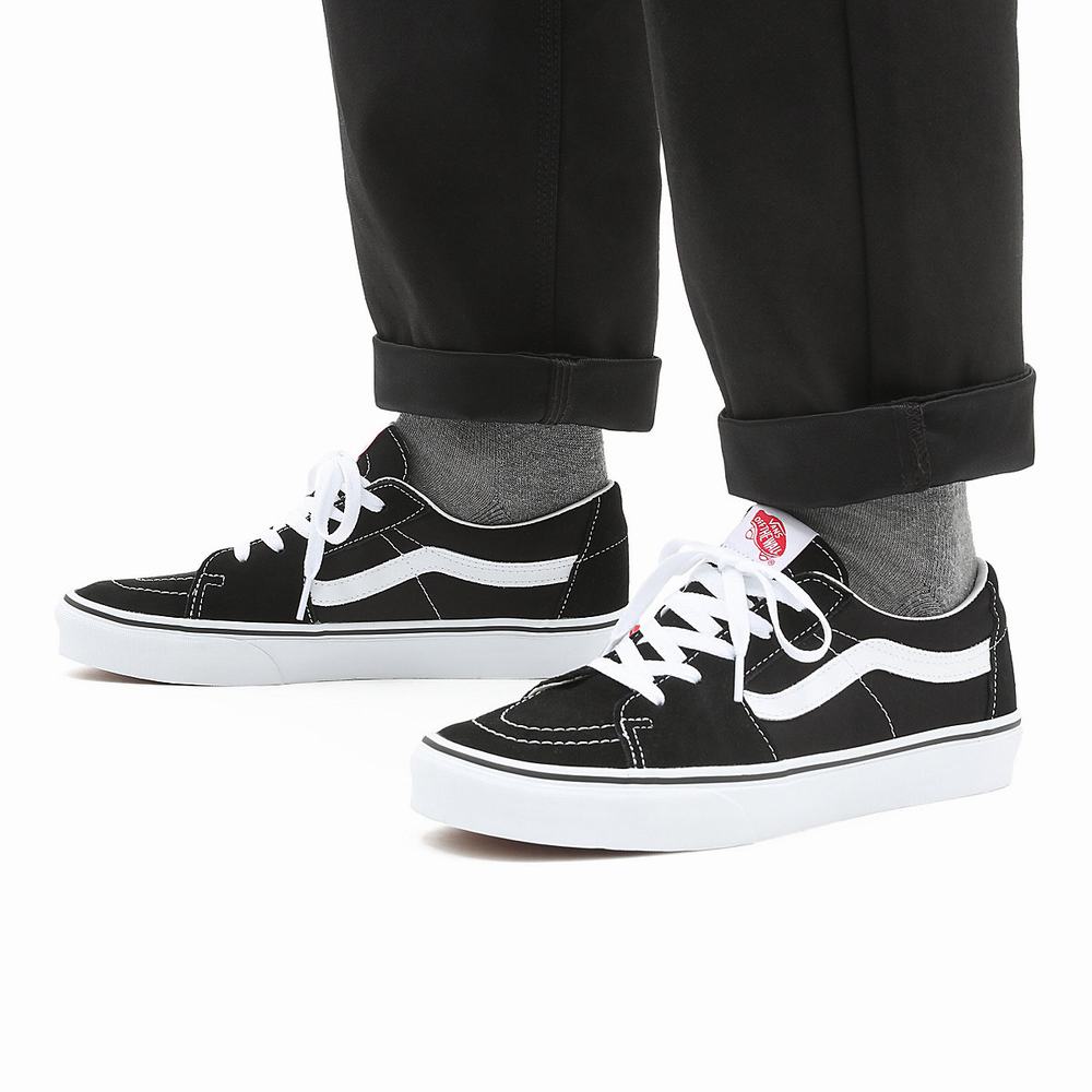 Tenis Vans Sk8-Low Hombre Negras | DTG146578