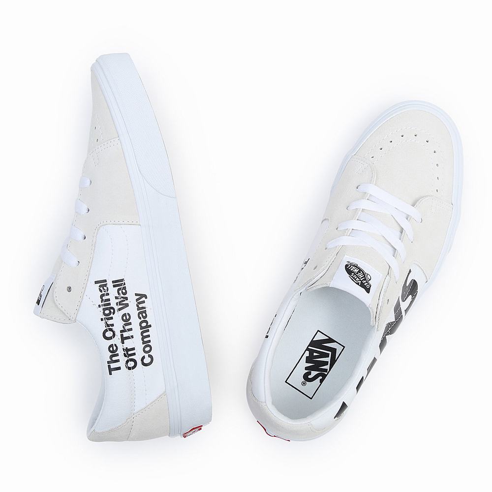 Tenis Vans Sk8-Low Mujer Blancas | GCV850476