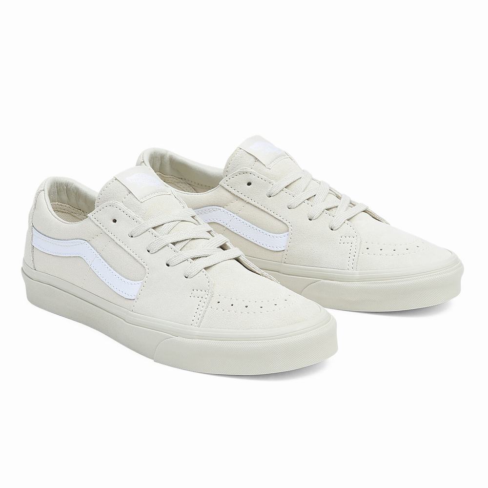 Tenis Vans Sk8-Low Mujer Blancas | HID367214