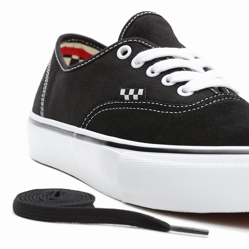 Tenis Vans Skate Authentic Hombre Negras | FUP039825