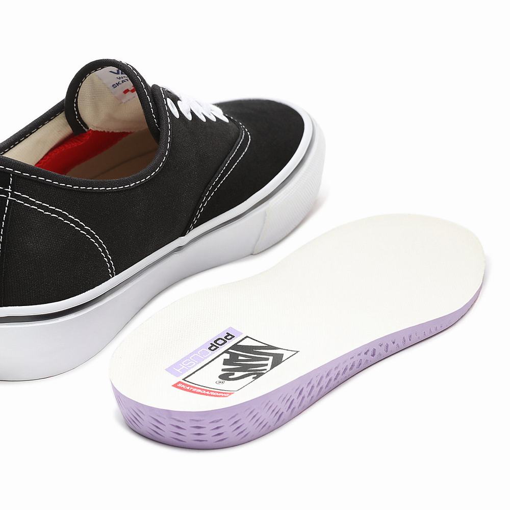 Tenis Vans Skate Authentic Hombre Negras | FUP039825