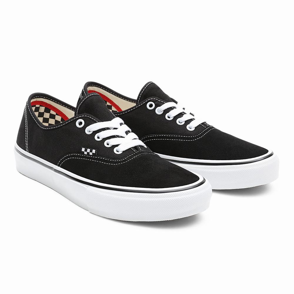 Tenis Vans Skate Authentic Hombre Negras | FUP039825