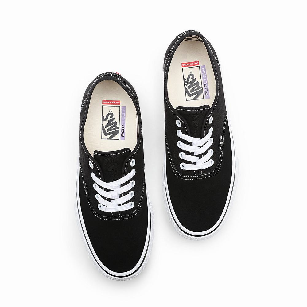 Tenis Vans Skate Authentic Mujer Negras | IZB876309