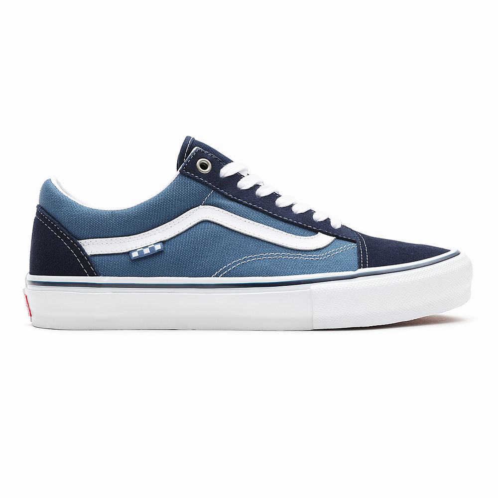 Tenis Vans Skate Old Skool Hombre Azules/Azul Marino | LPZ108267