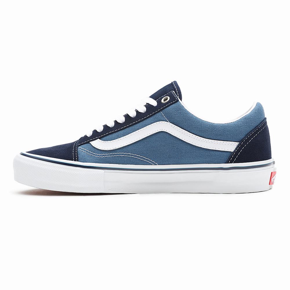 Tenis Vans Skate Old Skool Hombre Azules/Azul Marino | LPZ108267